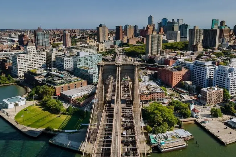 Brooklyn Aerial View | County Roofing Systems