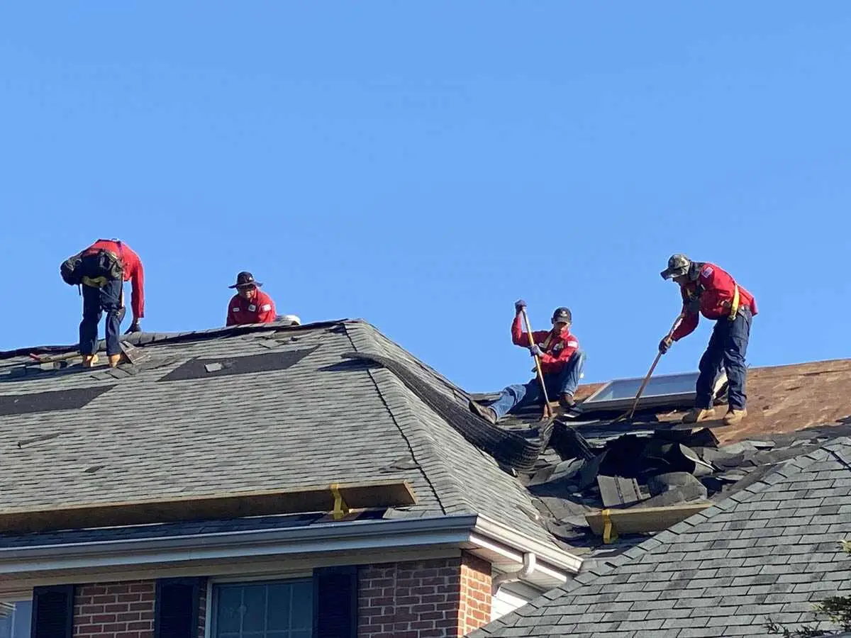 Working on residential roofing | County Roofing Systems