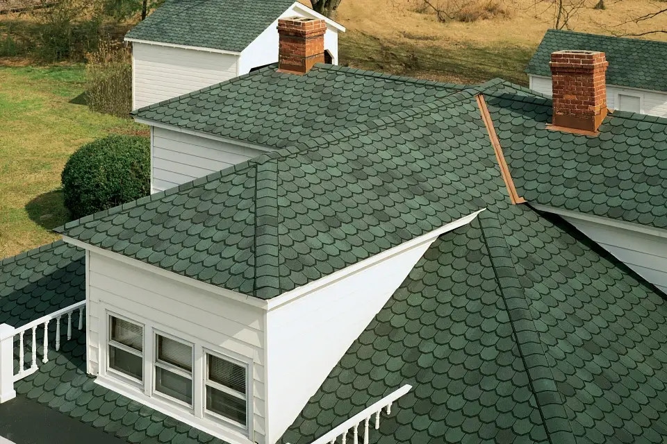 Carriage House Sherwood Forest asphalt shingle roof