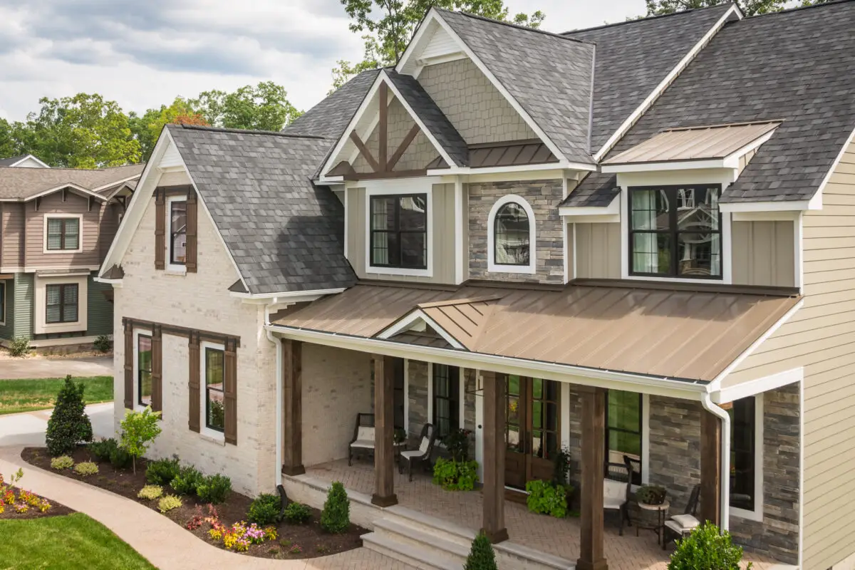 CertainTeed Black Granite Belmont shingles