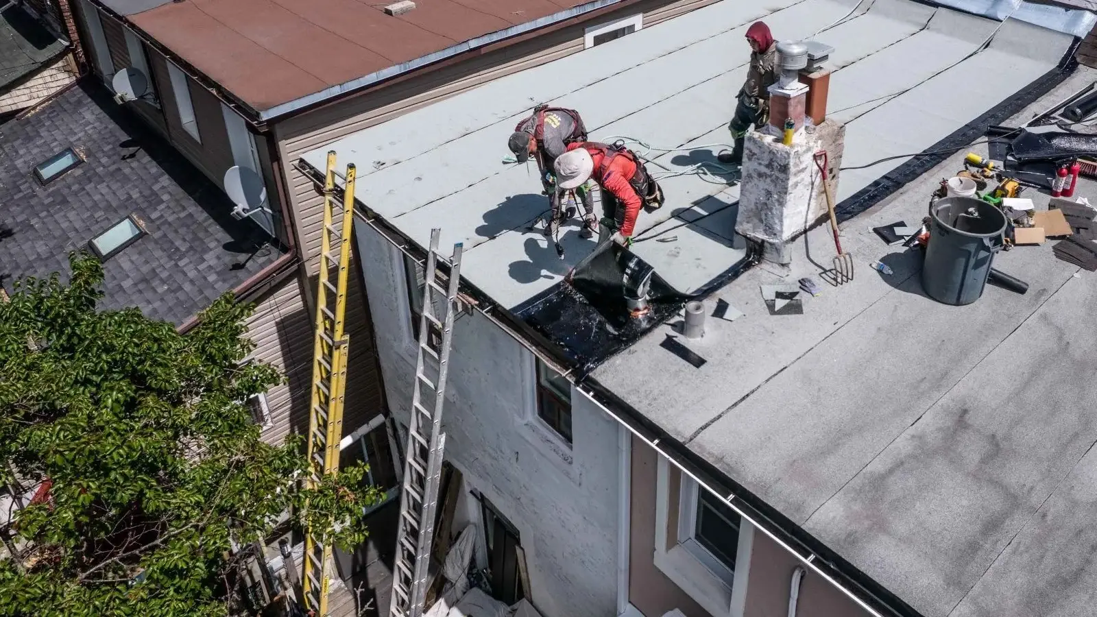 Residential Flat Roof Image