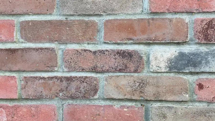 Mixed brick sample