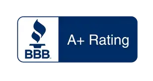 BETTER BUSINESS BUREAU BBB A+ RATING BADGE