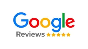 Google Logo With Starts for Reviews