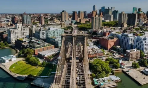 Brooklyn Aerial View | County Roofing Systems